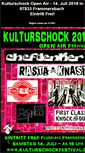 Mobile Screenshot of kulturschockfestival.de